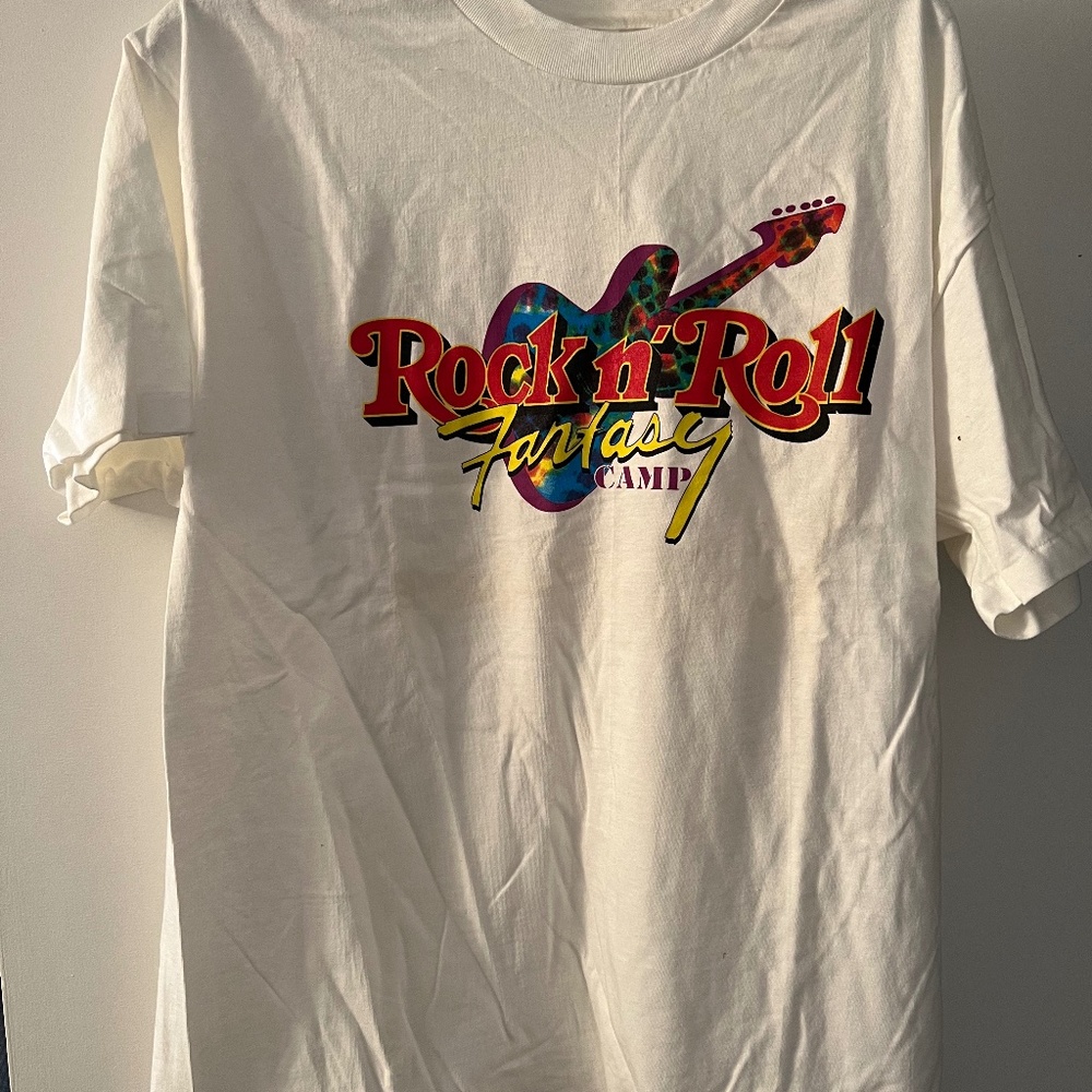 Rock n' Roll Fantasy Camp T-Shirt - NEW - NEVER WORN XL